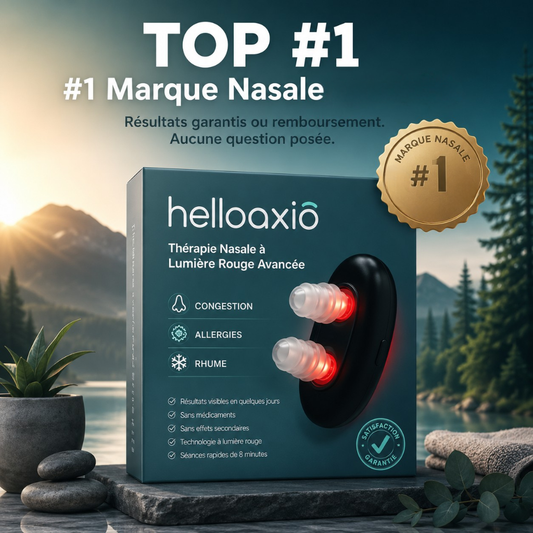 Appareil Sinusite Helloaxio™ — Respirez Enfin Librement en 10 Minutes